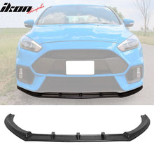 Load image into Gallery viewer, 2016-2018 Ford Focus RS Unpainted Black Front Lip SplitterSpoiler PU
