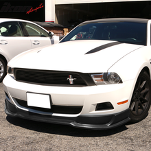Load image into Gallery viewer, 2010-2012 Ford Mustang V6 Unpainted Black Front Bumper Lip PU