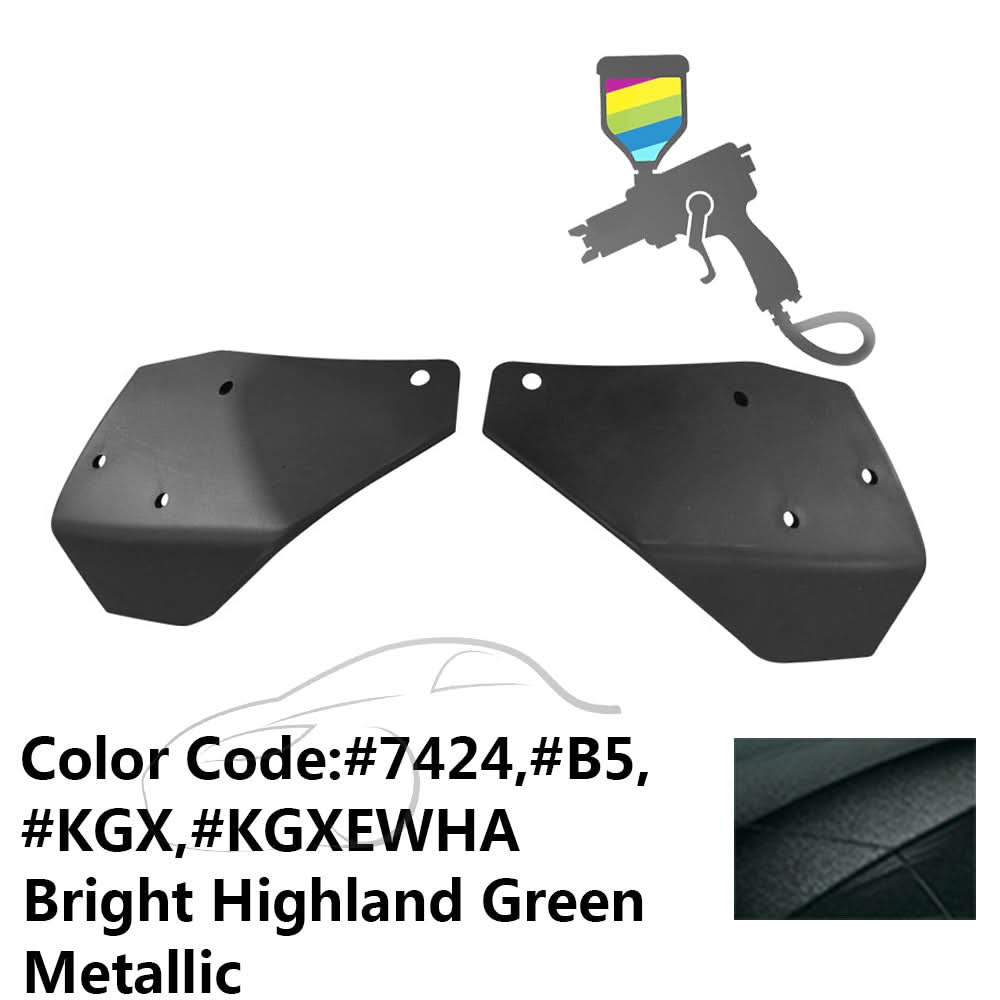 2015-2023 Ford Mustang GT Style Front Bumper Lip Spoiler Winglet PP