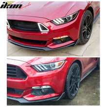 Load image into Gallery viewer, 2015-2023 Ford Mustang GT Style Front Bumper Lip Spoiler Winglet PP