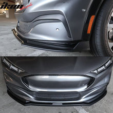 Load image into Gallery viewer, 2021-2024 Ford Mustang Mach-E IKON 3PC Front Bumper Lip PP