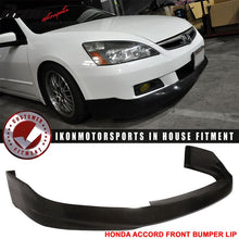 Load image into Gallery viewer, 2006-2007 Honda Accord Sedan HF-P Style Unpainted Front Bumper Lip PU