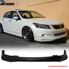 Load image into Gallery viewer, 2008-2010 Honda Accord Mugen Style Front Bumper Lip Spoiler PU