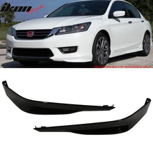 Load image into Gallery viewer, 2013-2015 Honda Accord Sedan HFP Style Front Bumper Lip PP 2PC