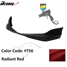 Load image into Gallery viewer, 2017 Honda Accord Hybrid HFP Style Painted Front Bumper Lip Splitters