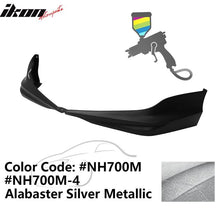 Load image into Gallery viewer, 2017 Honda Accord Hybrid HFP Style Painted Front Bumper Lip Splitters