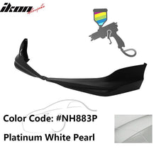 Load image into Gallery viewer, 2017 Honda Accord Hybrid HFP Style Painted Front Bumper Lip Splitters