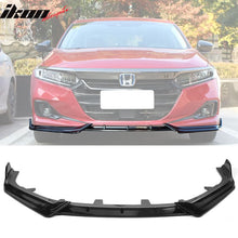 Load image into Gallery viewer, 2021-2022 Honda Accord IKON V1 Style Front Bumper Lip Spoiler 3PCS PP