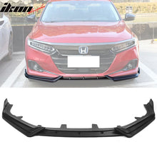 Load image into Gallery viewer, 2021-2022 Honda Accord IKON V1 Style Front Bumper Lip Spoiler 3PCS PP