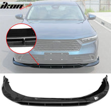 Load image into Gallery viewer, 2023-2025 Honda Accord Front Bumper Lip V1 4PC Spoiler Black PP