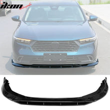 Load image into Gallery viewer, 2023-2025 Honda Accord Front Bumper Lip V1 4PC Spoiler Black PP