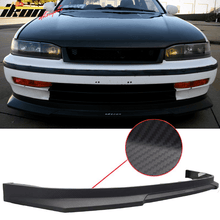 Load image into Gallery viewer, 1994-1995 Honda Accord HC1 Style Black Carbon Texture Front Bumper Lip