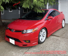 Load image into Gallery viewer, 2006-2008 Honda Civic 2Dr Coupe Mugen Style Front Bumper Lip PU