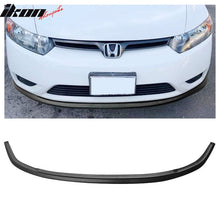 Load image into Gallery viewer, 2006-2008 Honda Civic Coupe STI Style Unpainted Front Bumper Lip PU