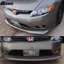 Load image into Gallery viewer, 2006-2008 Honda Civic HC1 Matte Black Carbon Texture Front Bumper Lip