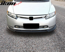 Load image into Gallery viewer, 2006-2008 Honda Civic Sedan 4DR IKON Matte Black Front Lip Splitter PP
