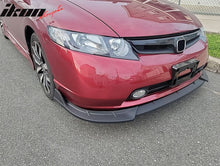 Load image into Gallery viewer, 2006-2008 Honda Civic Sedan 4DR IKON Matte Black Front Lip Splitter PP