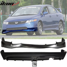 Load image into Gallery viewer, 2006-2008 Honda Civic MUG Si Front Lip PU Rear Lip PP 3rd Brake Light
