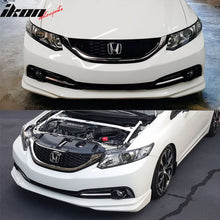 Load image into Gallery viewer, 2013-2015 Honda Civic Sedan 4DR Front Bumper Lip Chin Spoiler PU