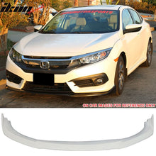 Load image into Gallery viewer, 2016-2018 Honda Civic Sedan Paint Taffeta White NH578 Front Lip