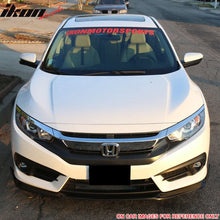 Load image into Gallery viewer, 2016-2018 Honda Civic Sedan Paint Taffeta White NH578 Front Lip