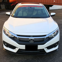 Load image into Gallery viewer, 2016-2018 Honda Civic Paint Crystal Black Pearl NH731P Front Lip