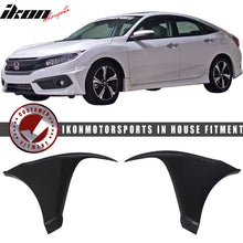 Load image into Gallery viewer, 2016-2018 Honda Civic HF-P Style Painted Front Bumper Lip Splitters