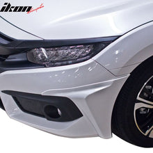 Load image into Gallery viewer, 2016-2018 Honda Civic HF-P Style Painted Front Bumper Lip Splitters