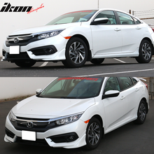 Load image into Gallery viewer, 2016-2018 Honda Civic Coupe Sedan Front Bumper Lip Splitter