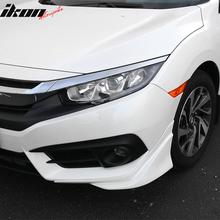 Load image into Gallery viewer, 2016-2018 Honda Civic Coupe Sedan Front Bumper Lip Splitter