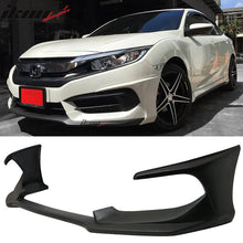 Load image into Gallery viewer, 2016-2018 Honda Civic Coupe Sedan AVS Style Painted Front Bumper Lip