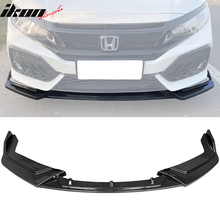 Load image into Gallery viewer, 2017-2021 Honda Civic Hatchback IKON Style 3PCS Front Bumper Lip PP