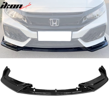 Load image into Gallery viewer, 2017-2021 Honda Civic Hatchback IKON Style 3PCS Front Bumper Lip PP