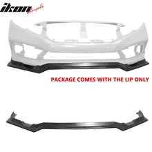 Load image into Gallery viewer, 2019-2021 Honda Civic Sedan IKFM Style Front Bumper Lip Spoiler PU