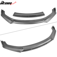 Load image into Gallery viewer, 2019-2021 Honda Civic IKON V3 Style Front Bumper Lip Chin Spoiler 2PC