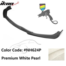 Load image into Gallery viewer, 2019-2021 Honda Civic IKON V4 Style Front Bumper Lip Chin Spoiler 1PC
