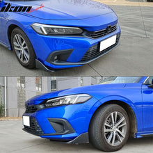 Load image into Gallery viewer, 2022-2023 Honda Civic 4DR MD Style Front Bumper Lip Splitter 2PCS PP