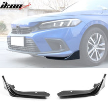 Load image into Gallery viewer, 2022-2023 Honda Civic 4DR MD Style Front Bumper Lip Splitter 2PCS PP