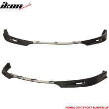 Load image into Gallery viewer, 1996-2000 Honda Civic DX EX LX 3PC PU Front Bumper Lip Lower Spoiler