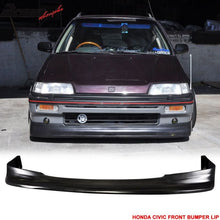 Load image into Gallery viewer, 1988-1991 Honda Civic Zenki Z Style Front Lip Splitter Spoiler PU