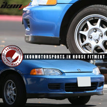 Load image into Gallery viewer, 1992-1995 Civic EG Coupe Hatchback OE Style Black Front Bumper Lip PU