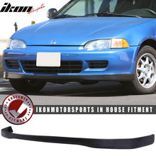 Load image into Gallery viewer, 1992-1995 Civic EG Coupe Hatchback OE Style Black Front Bumper Lip PU