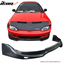 Load image into Gallery viewer, 1992-1995 Honda Civic JDM JUN Style Unpainted Front Bumper Lip PU