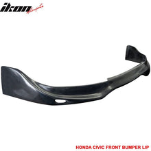 Load image into Gallery viewer, 1992-1995 Honda Civic JDM JUN Style Unpainted Front Bumper Lip PU