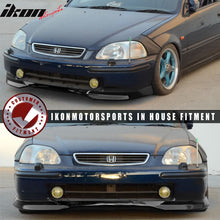 Load image into Gallery viewer, 1996-1998 Honda Civic EK 2Dr Type R Painted Black Front Bumper Lip PU