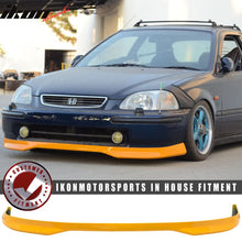 Load image into Gallery viewer, 1996-1998 Honda Civic EK 2Dr Type R Painted Orange Front Bumper Lip PU
