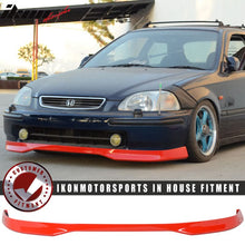 Load image into Gallery viewer, 1996-1998 Honda Civic EK T-R Type R Painted Red Front Lip Splitter PU