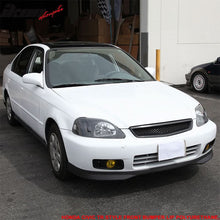 Load image into Gallery viewer, 1999-2000 Honda Civic TR Unpainted Black CF Style Front Bumper Lip PU
