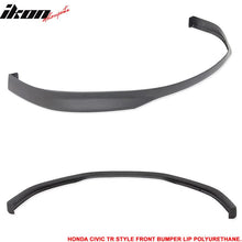 Load image into Gallery viewer, 1999-2000 Honda Civic TR Unpainted Black CF Style Front Bumper Lip PU