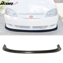Load image into Gallery viewer, 2001-2003 Honda Civic MDA Style Unpainted Black Front Bumper Lip PU